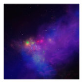 Galaxy Deep Space Glossy Perfect Poster (Voorkant)