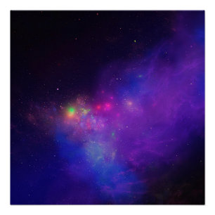 Galaxy Deep Space Glossy Perfect Poster