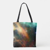 Galaxy Design Canvas tas (Achterkant)