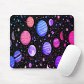 Galaxy Desk Muismat - Astronaut & Outer Space (Met muis)