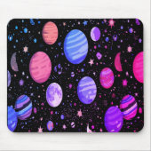 Galaxy Desk Muismat - Astronaut & Outer Space (Voorkant)