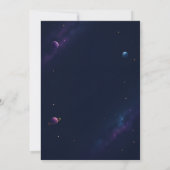 Galaxy Dino 1e Verjaardag Kaart (Achterkant)