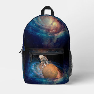 Galaxy Dog Medium Rugzak – Cosmic Fee Galaxy™
