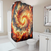 Galaxy Douchegordijn (In situ)