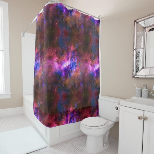 galaxy douchegordijn (In situ)