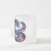 Galaxy Dragon Emaille Mok, Camping Drinkware, Wate Matglas Koffiemok (Voorkant links)