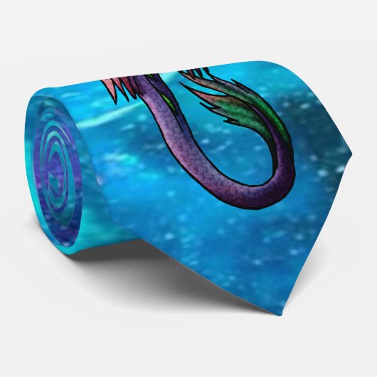 Galaxy Dragon Stropdas (Opgerold)