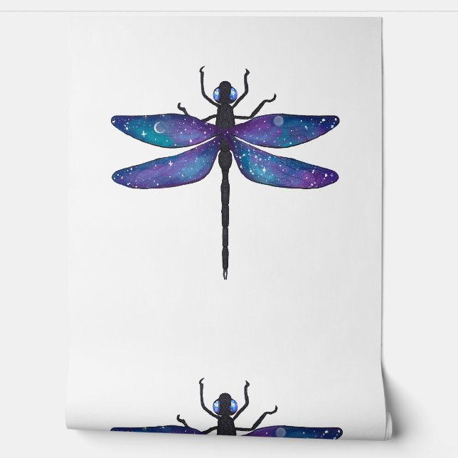 Galaxy Dragonfly Behang (Afrollen)