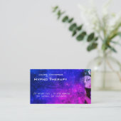 Galaxy Dream voor hypnotherapeuten Visitekaartje (Staand voorkant)