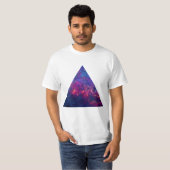 Galaxy Driehoek (licht) T-shirt (Voorkant volledig)