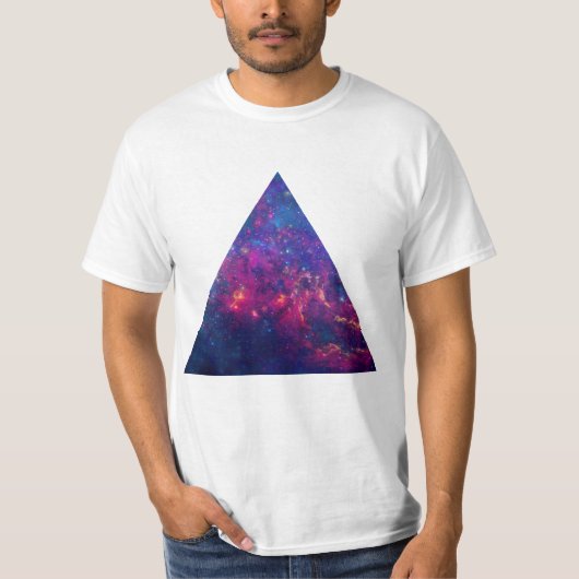 Galaxy Driehoek (licht) T-shirt (Voorkant)