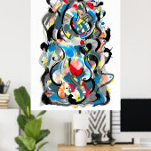 Galaxy droomschilderij poster (Thuiskantoor)