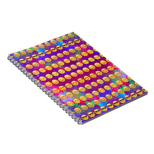 Galaxy Emojis Notitieboek (Rechterzijde)