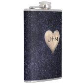 Galaxy en Moon Heupfles (Rechts)