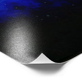 Galaxy en planeten foto afdruk (Hoek)