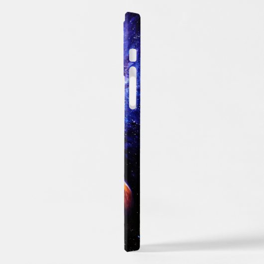 Galaxy en planeten iPhone hoesje (Linkerkant)