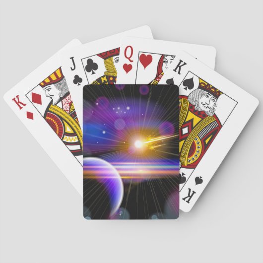 Galaxy en sterren pokerkaarten (Achterkant)
