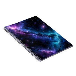 Galaxy Esthetisch Notitieboek   Kosmisch Ruimte Da