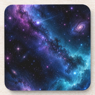 Galaxy Esthetische Onderzetter | Harde plastic ond