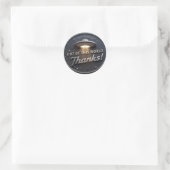 Galaxy Explorers – Buiten deze wereld Bedankt Sti Ronde Sticker (Tas)