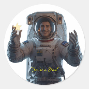 Galaxy Explorers – Buiten deze wereld Bedankt Sti Ronde Sticker