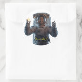 Galaxy Explorers – Buiten deze wereld Bedankt Sti Ronde Sticker (Tas)