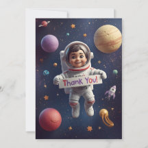 Galaxy Explorers – Kinderen bedanken kaart