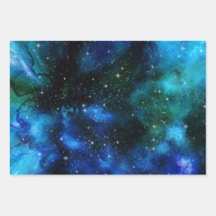 Galaxy Fan, Mannen & vrouwen, Buitenspatie Inpakpapier Vel