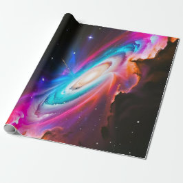 Galaxy Fantasy Verjaardagscadeau Inpakpapier