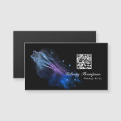 Galaxy Faux Glitter QR-code (Voorkant / Achterkant)