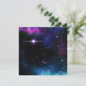 Galaxy Feestdagenkaart (Staand voorkant)