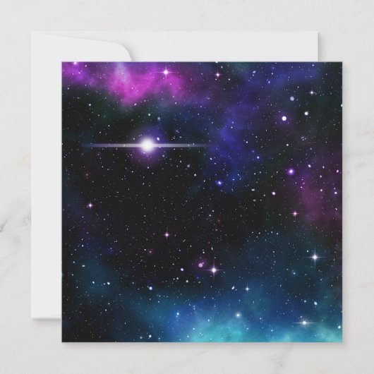 Galaxy Feestdagenkaart (Voorkant)