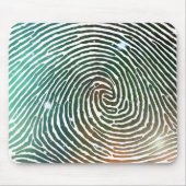 Galaxy Fingerprint Pattern Muismat (Voorkant)