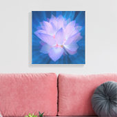 Galaxy Flower Canvas afdrukken (Insitu (Woonkamer))