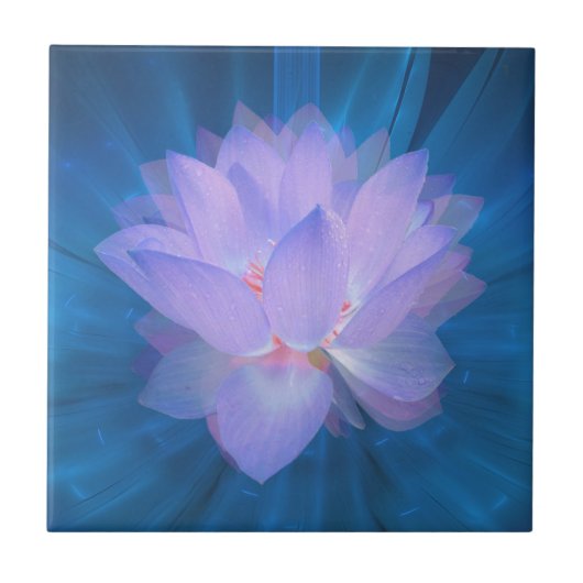 Galaxy Flower Tegeltje (Voorkant)