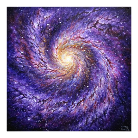 Galaxy Foto Afdruk (Voorkant)