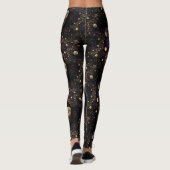 Galaxy Fractal Moons Pattern Leggings (Achterkant)