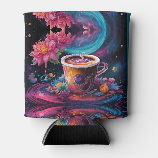 Galaxy Garden Coffee Art Blikjeskoeler (Voorkant)