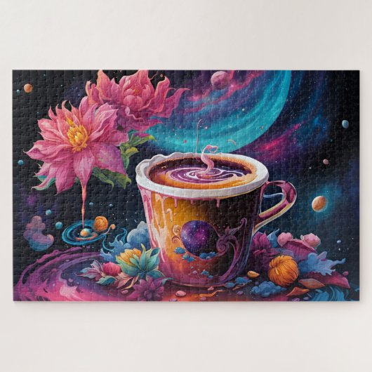 Galaxy Garden Koffie Legpuzzel (Horizontaal)