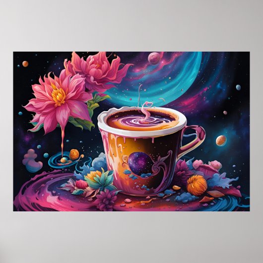 Galaxy Garden Koffie Poster (Voorkant)