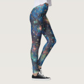 Galaxy geïnspireerd hemels kosmisch wervelend univ leggings (Rechts)