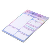 Galaxy gepersonaliseerde plannen voor de Daily Pla Notitieblok (Schuin)