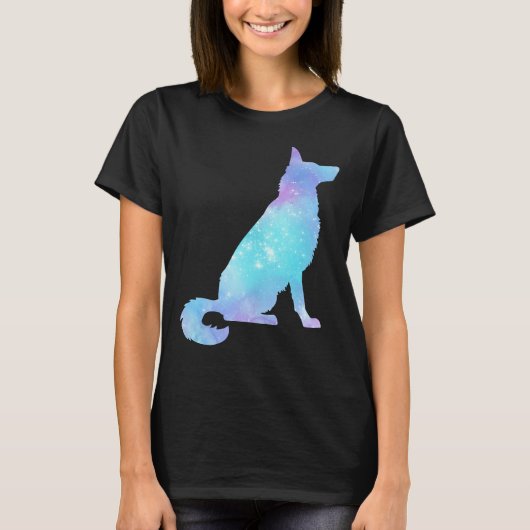 Galaxy German Shepherd T-shirt (Voorkant)