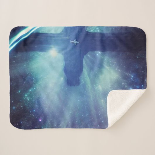 Galaxy Gevogelte uit de dwarsbalk Sherpa Deken (Voorkant (horizontaal))