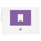 Galaxy Girl Space Star Burst-kaart voor haar. (Achterkant Horizontaal)