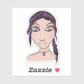 Galaxy Girl Sticker