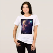 Galaxy Girl Tri-Blend Shirt (Voorkant volledig)