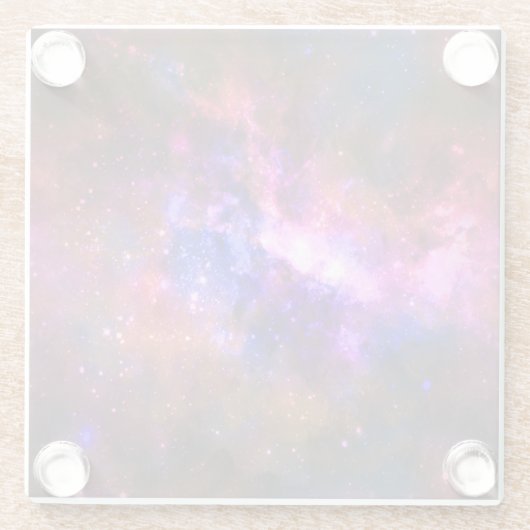 galaxy glazen onderzetter (Achterkant)