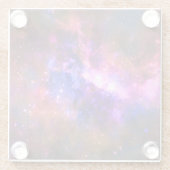 galaxy glazen onderzetter (Achterkant)