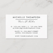 Galaxy Glitter Visitekaartje (Achterkant)